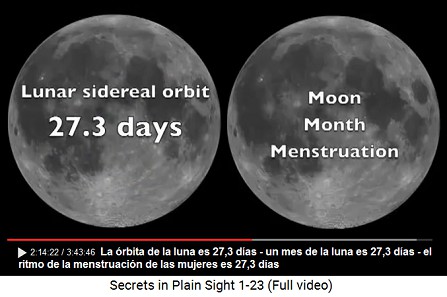 La rbita de la luna es 27,3 das
                                  - un mes de la luna es 27,3 das - el
                                  ritmo de la menstruacin de las
                                  mujeres es 27,3 das