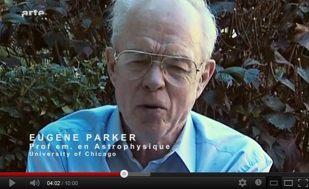 Eugene Parker, profesor emrito de
                astrofsica, universidad de Chicago