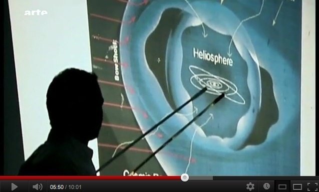 Henrik Svensmark durante una
                presentacin (ev. en Londres)