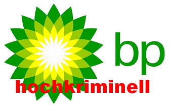 BP hochkriminell, Logo