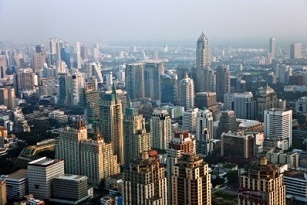 ... and
                                    skyscrapers and the exceeded use of
                                    groundwater provoke that the town is
                                    sinking
