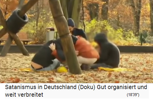 Satanismusopfer auf einem Spielplatz
