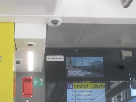 Schweiz mit
                    Spionage am 4.1.2026: Eisenbahnbau bei der Firma
                    "Stadler" in Bussnang (Kanton Thurgau) mit
                    Kameras in den Eisenbahnwagen �BERALL - Beispiel
                    "Waldenburgerbahn" /
                    "Waldenburgerli" --